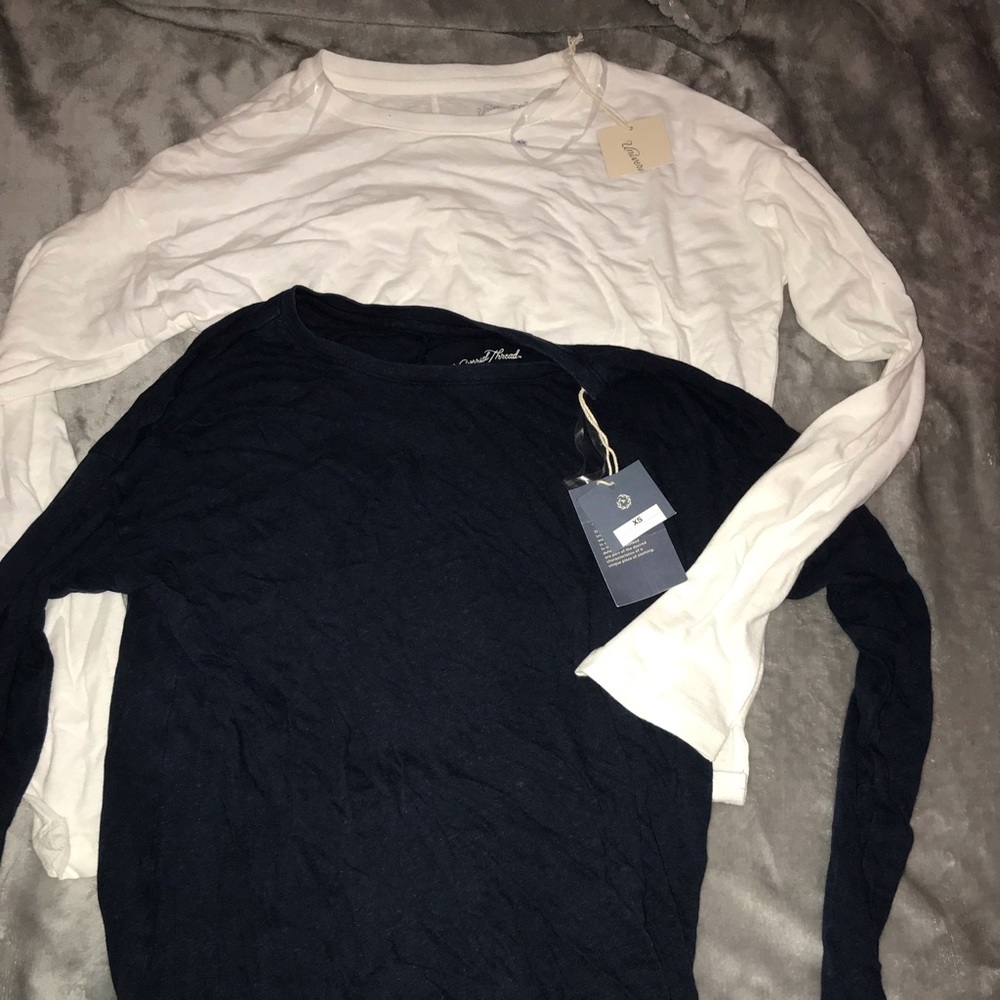Target navy and white long sleeve shirts